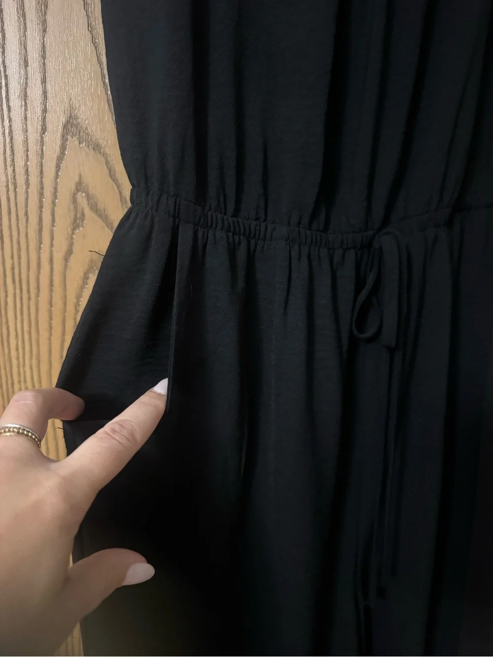 Classic Black Women's Jumpsuit - Adjustable Straps